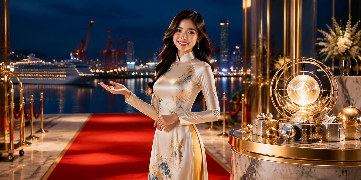 Người chơi Hải Phòng trong trang phục truyền thống áo dài trải nghiệm cá cược trực tuyến