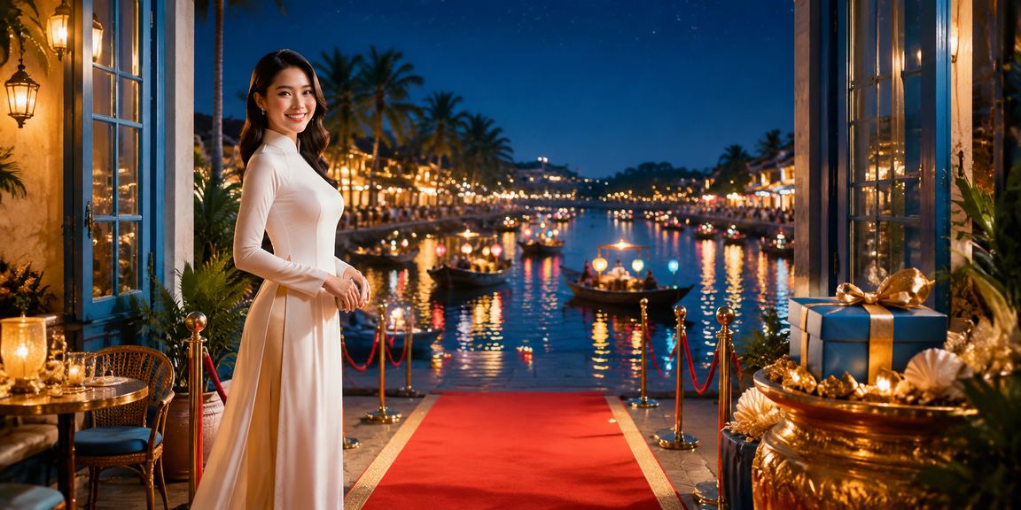 Người chơi tìm hiểu về cá cược casino trong không gian truyền thống áo dài Hội An