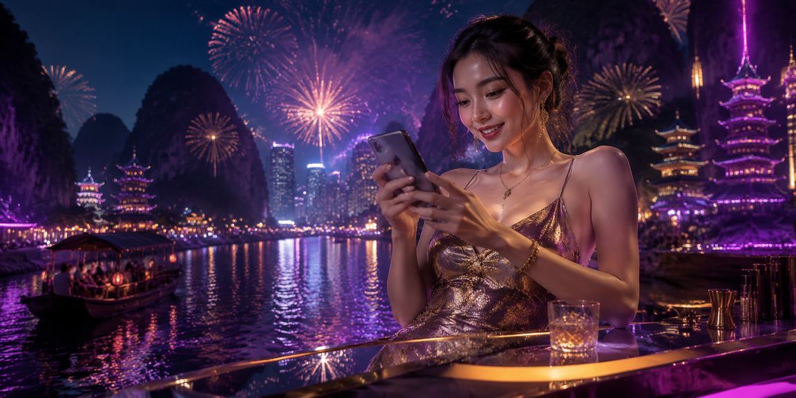 Baccarat neon ánh đèn về đêm tại Sài Gòn