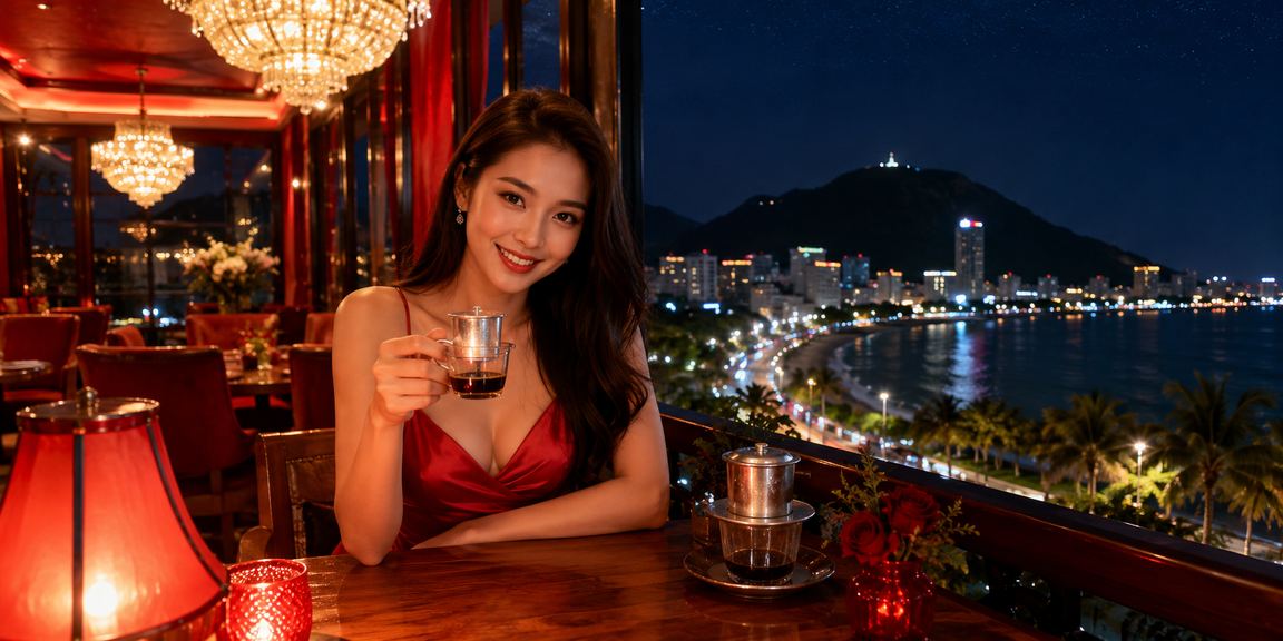 Người dùng đang đọc phân tích kèo bóng đá trong quán cà phê tại Vũng Tàu